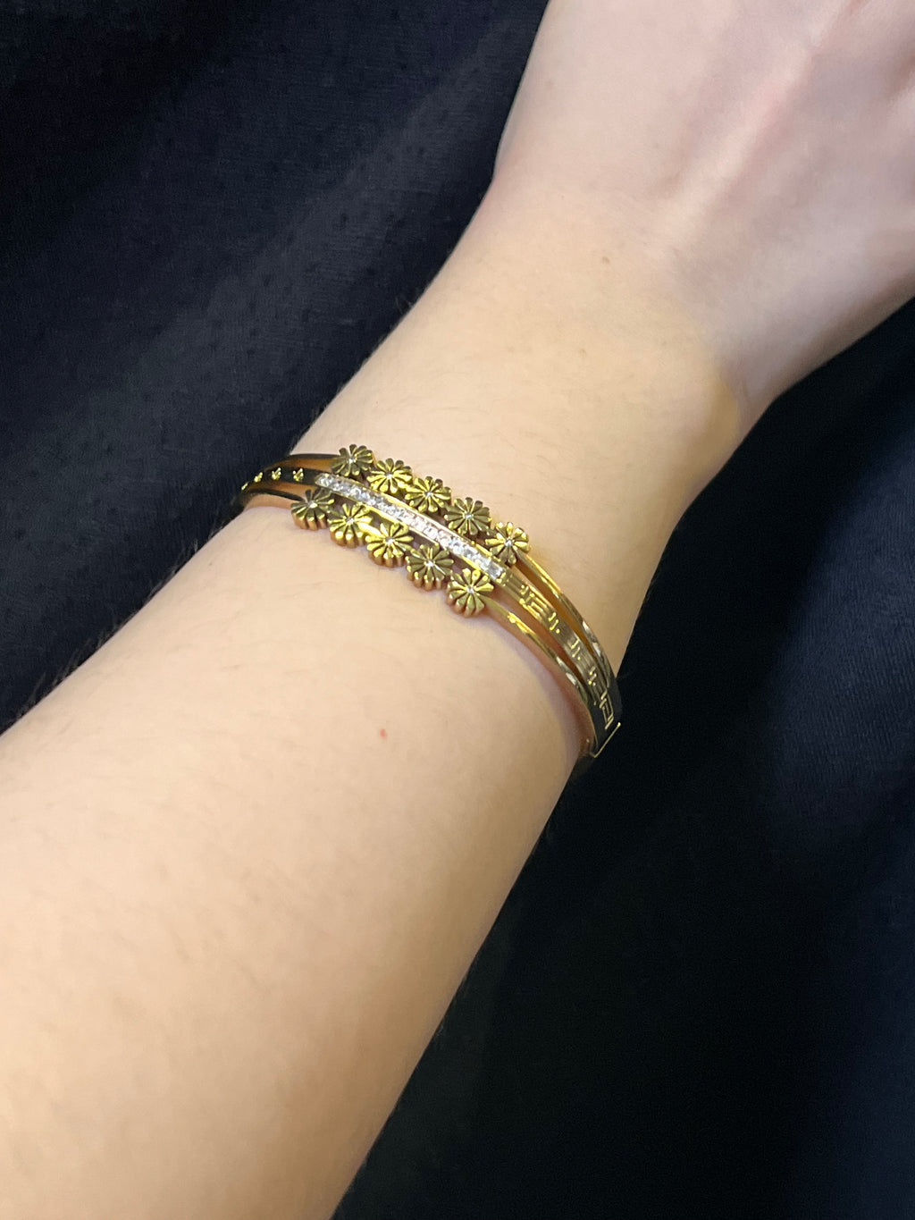 Floral Link Cuff