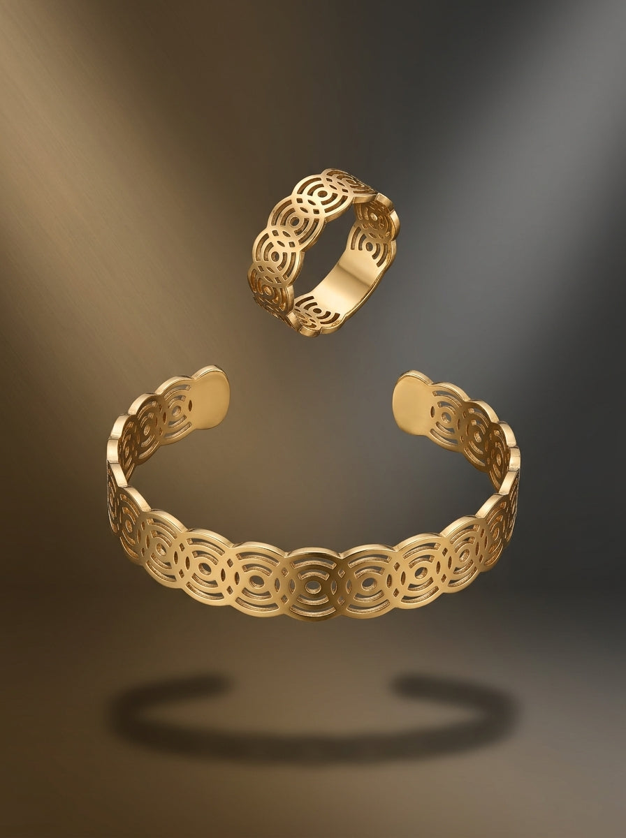 Golden Lace Bracelet