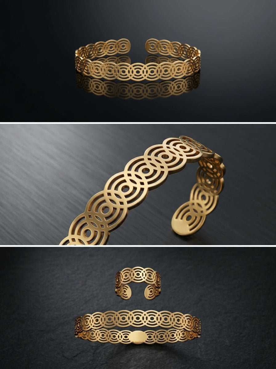 Golden Lace Bracelet