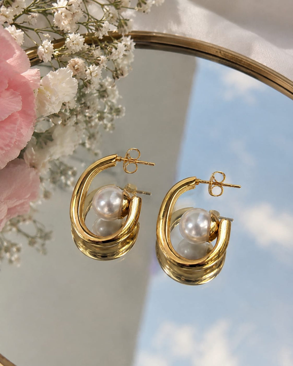       Twisted Hoop Earrings