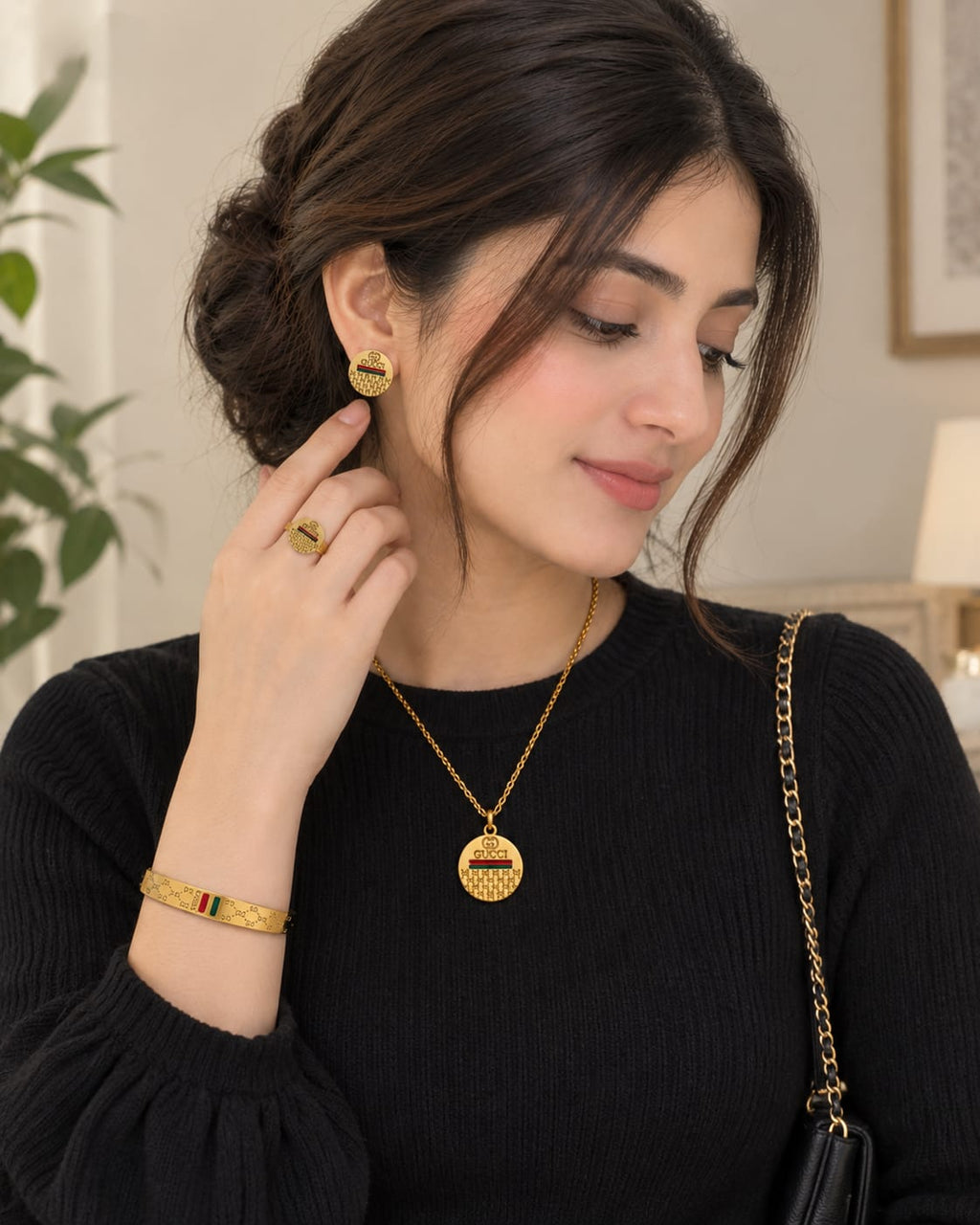 Gucci Link Jewelry Set