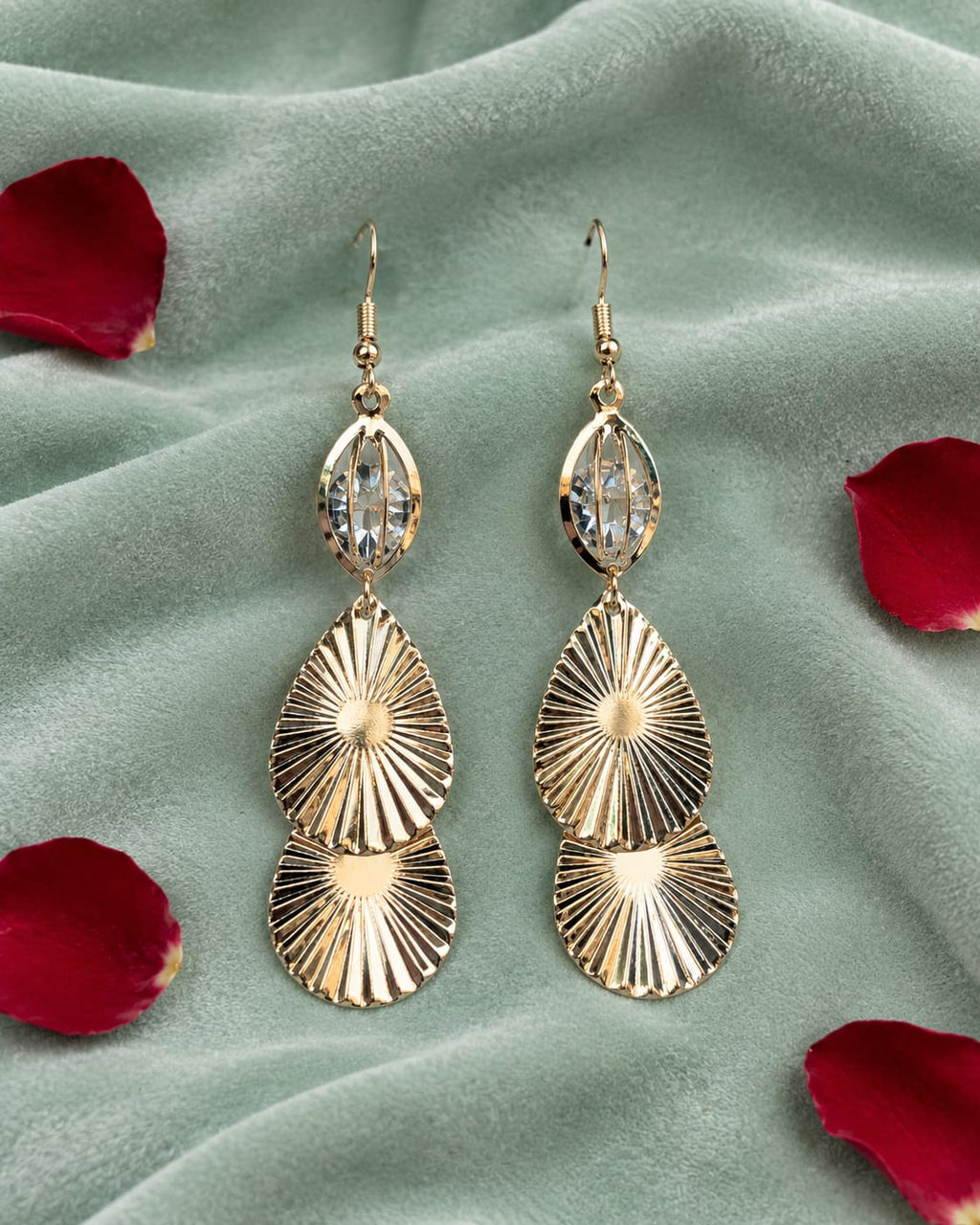 Luxe Rays Drop Earrings