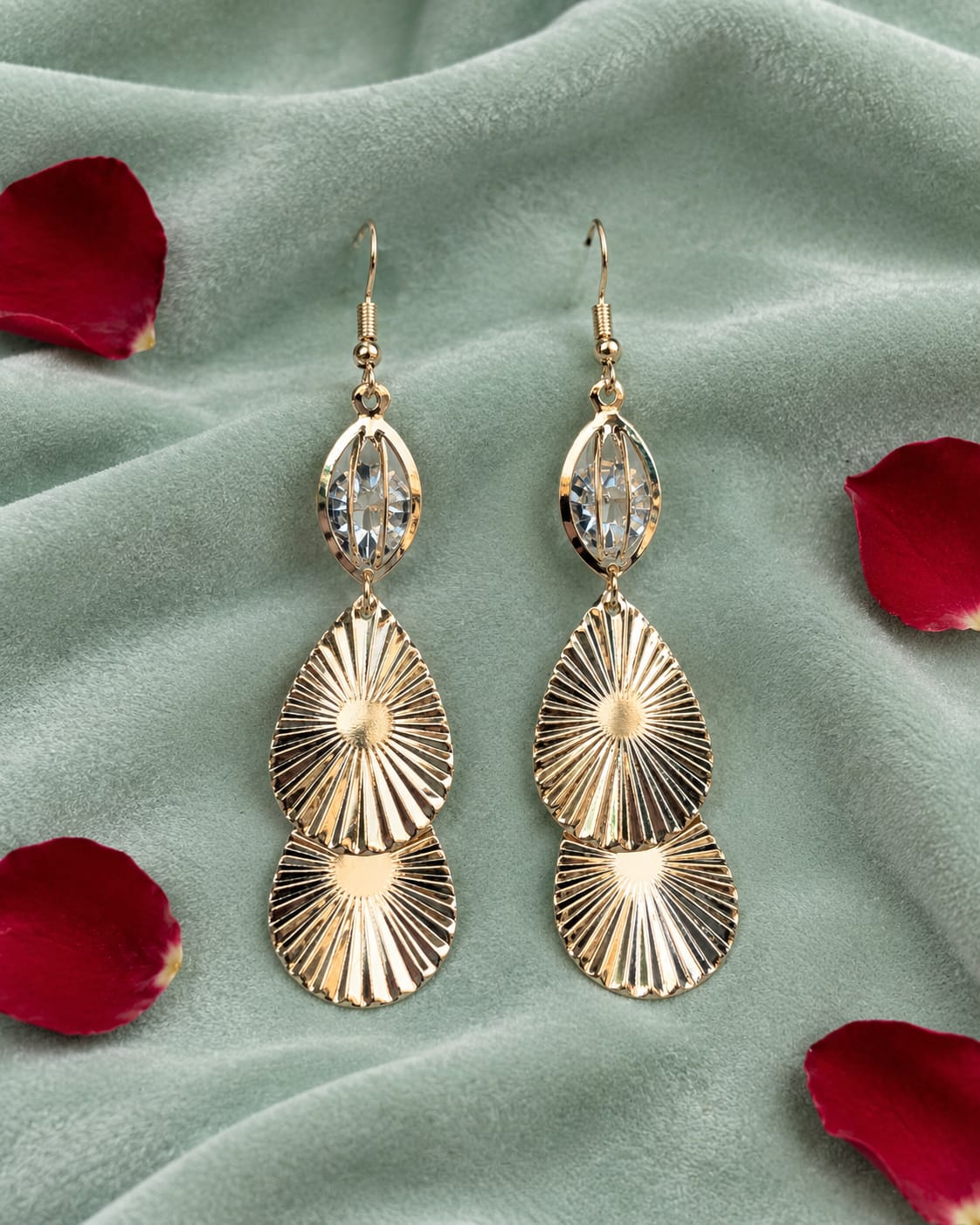 Luxe Rays Drop Earrings
