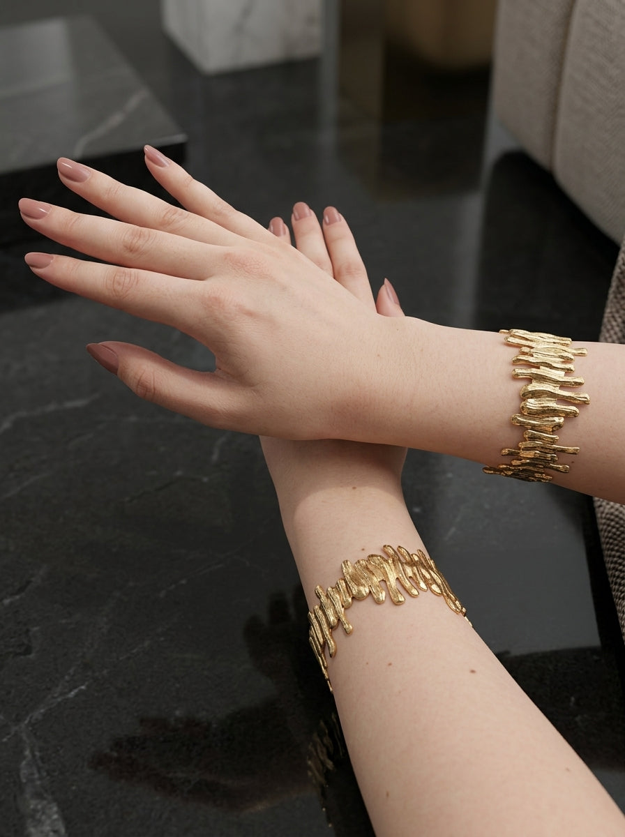 Golden Drip Cuff