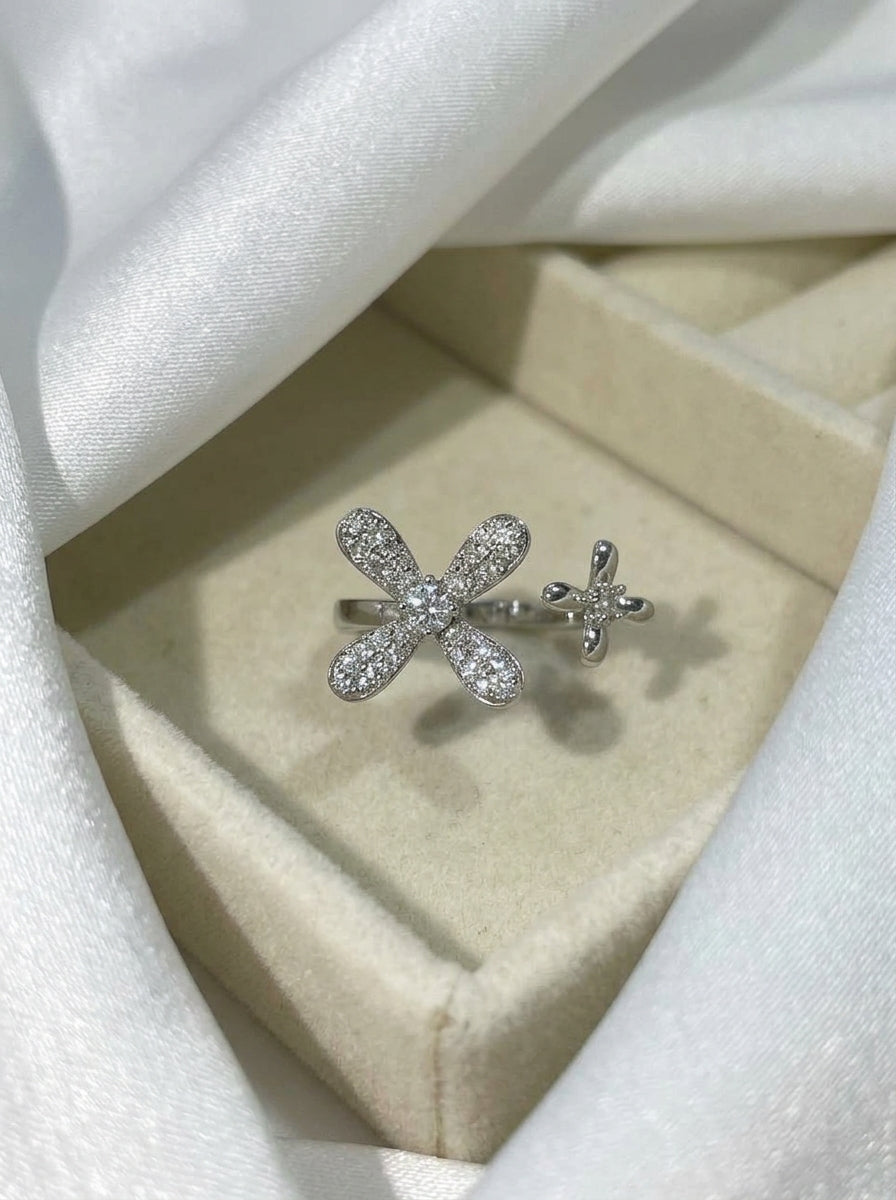 Floral Stone Ring
