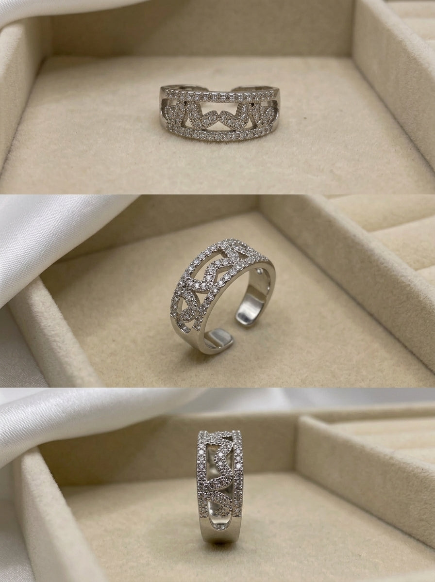 Silver Sparkle Ring