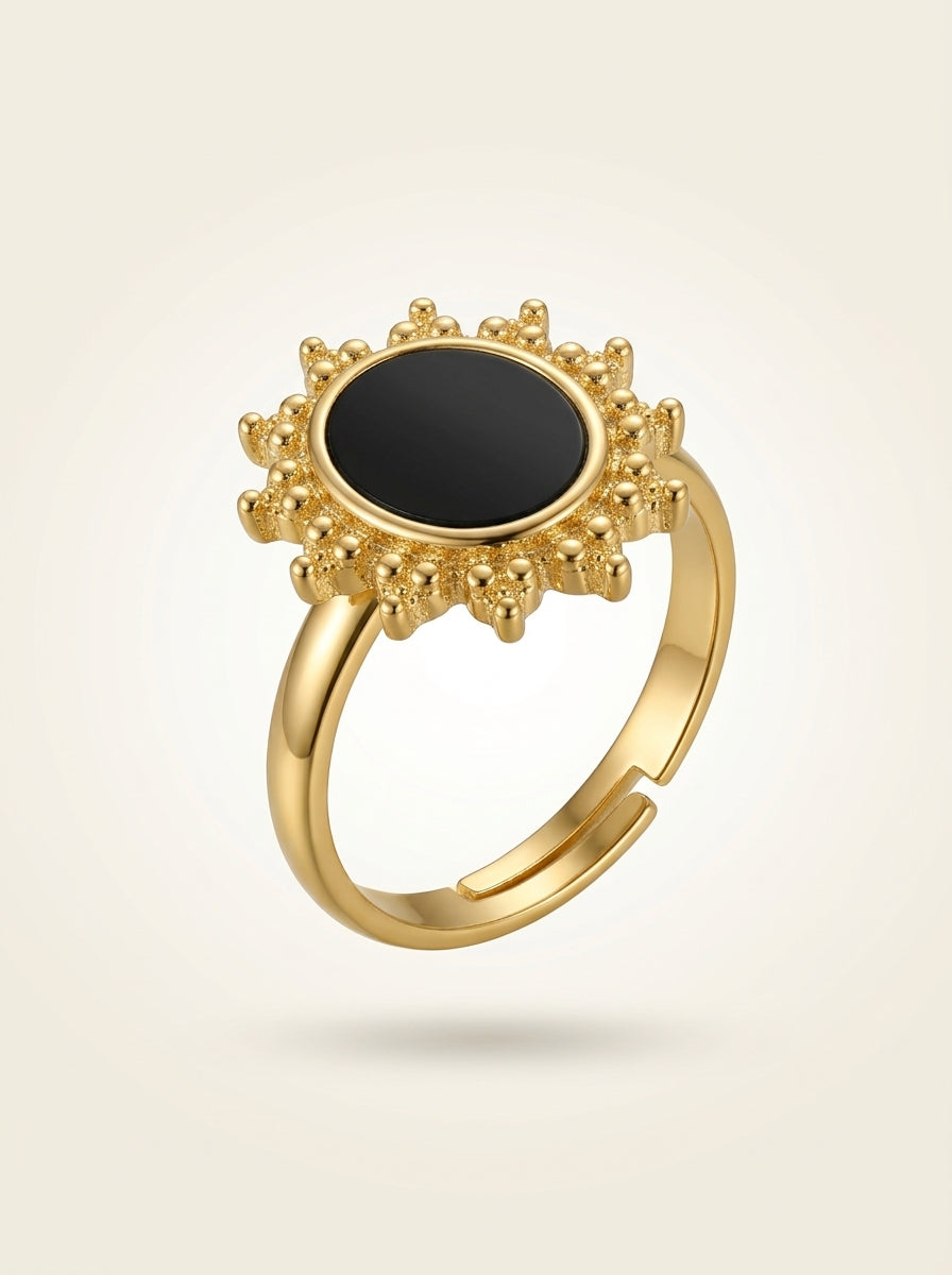 Midnight Crest Ring