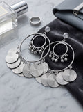 Silver Spiral Earrings