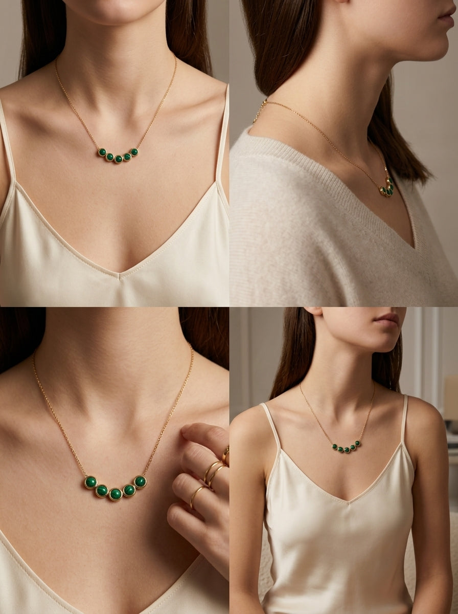 Emerald Petal Set