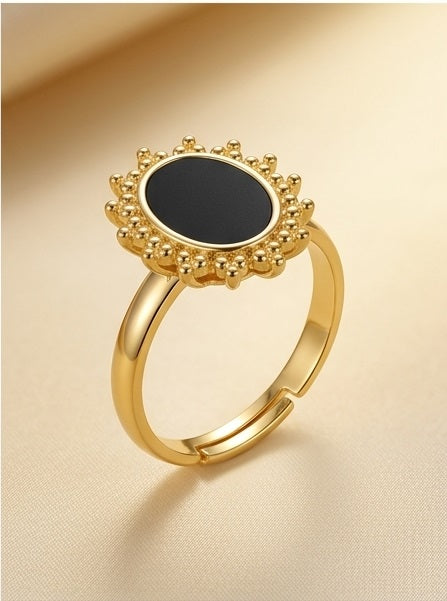 Midnight Crest Ring