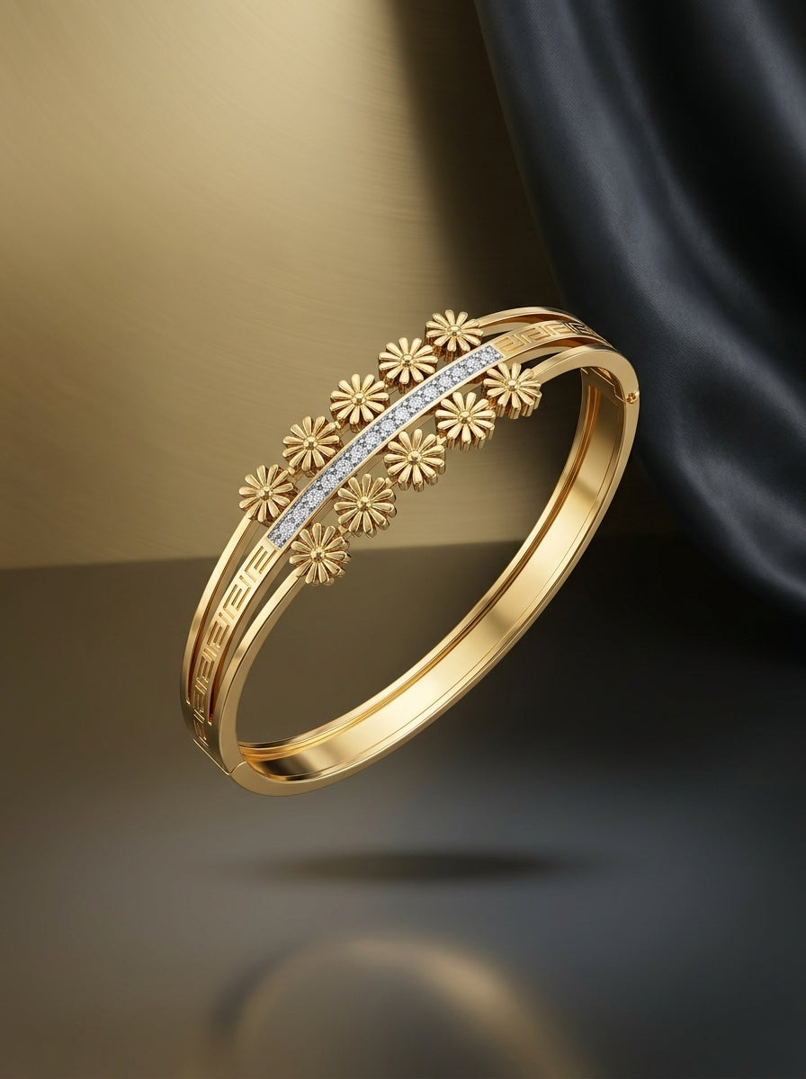 Floral Link Cuff