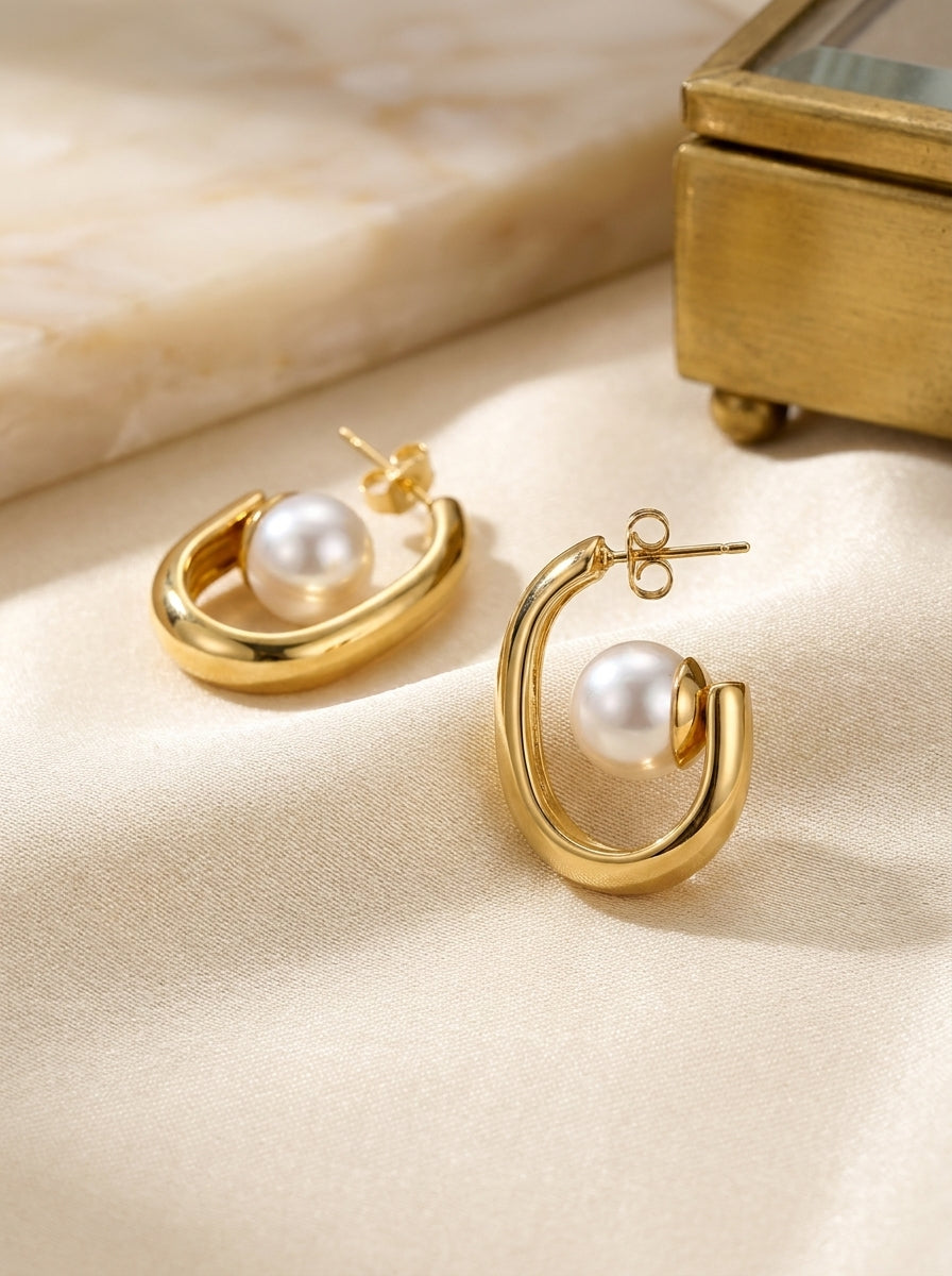       Twisted Hoop Earrings