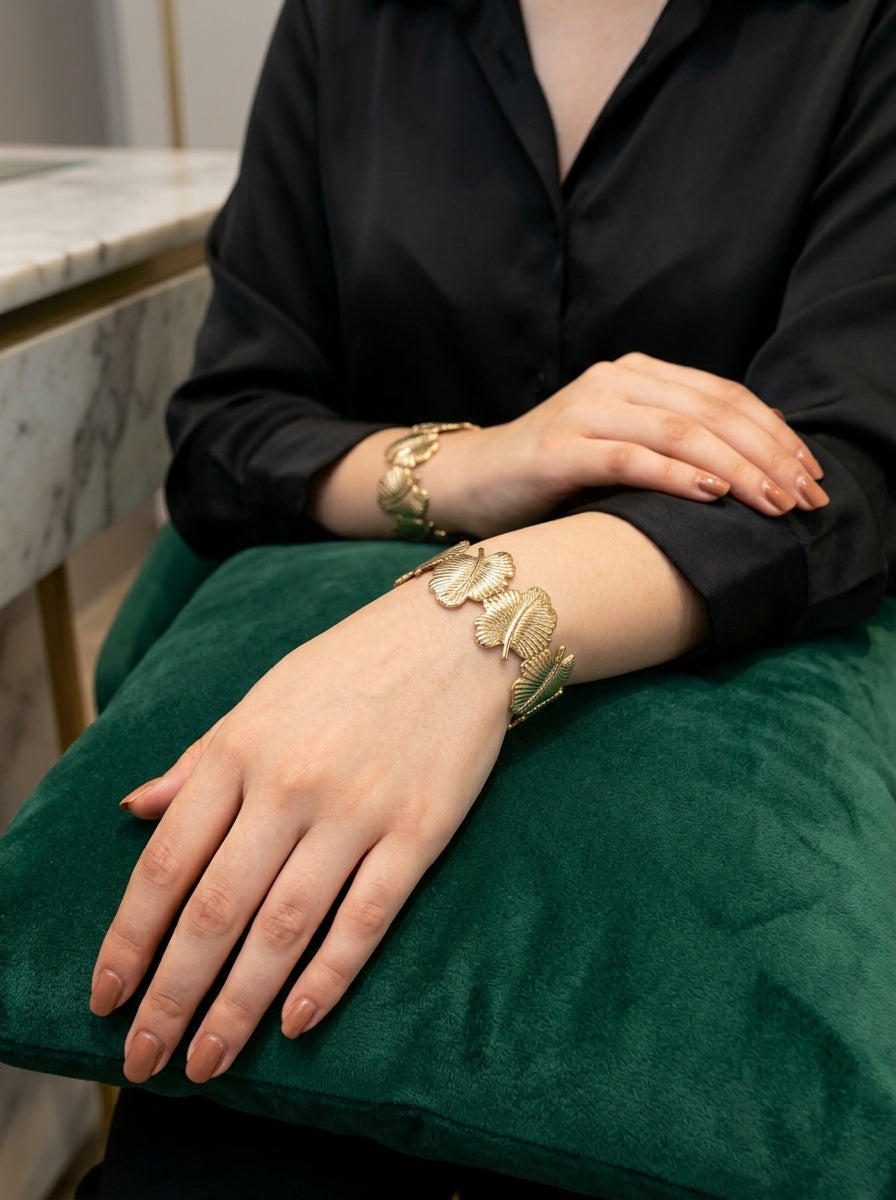 Golden Leaf Cuff