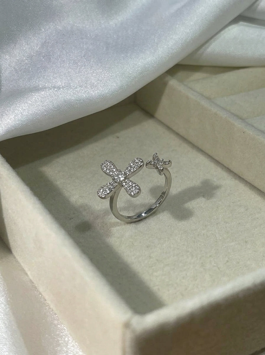 Floral Stone Ring