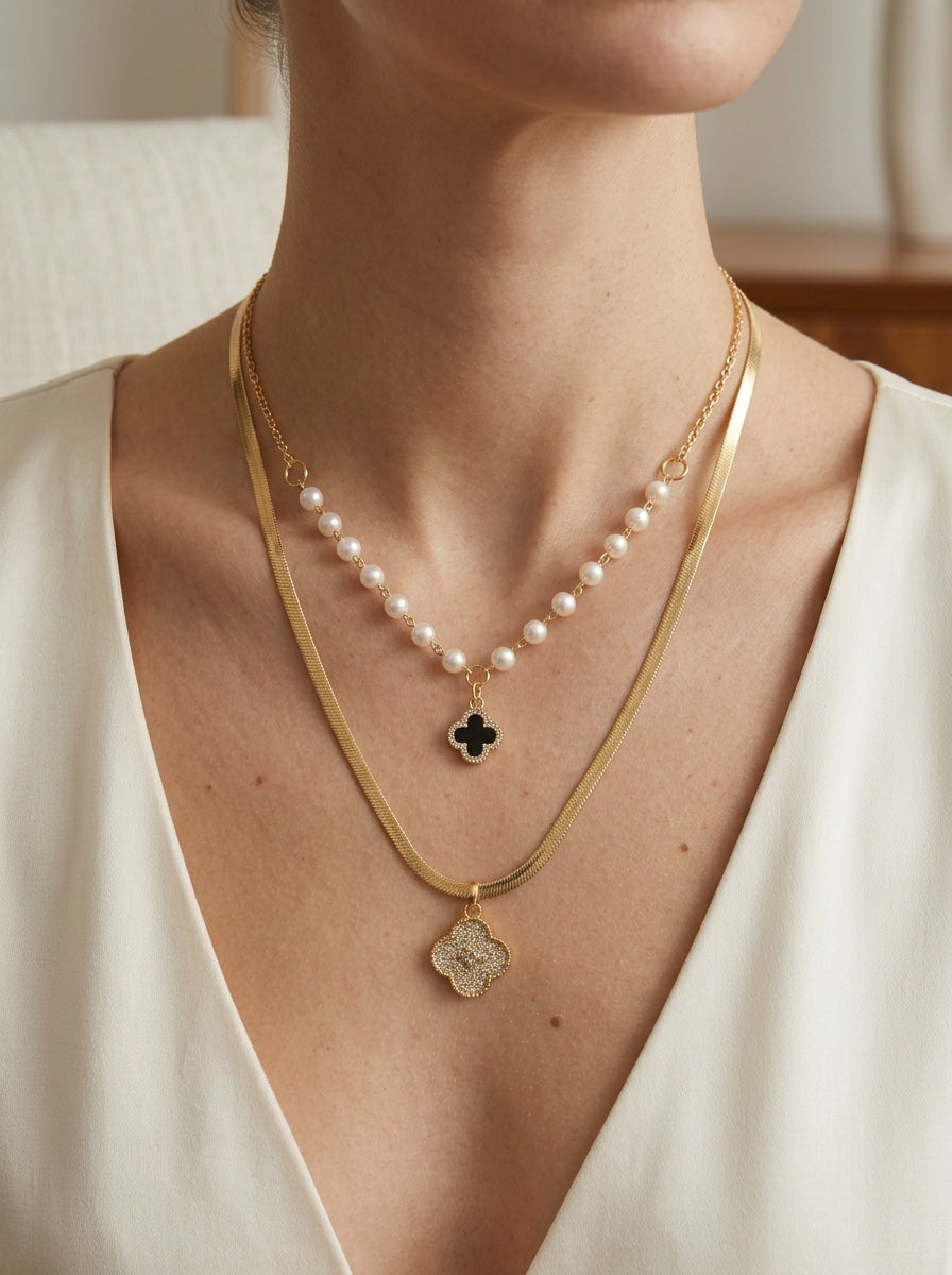 Pearl Grace Layered Pendant