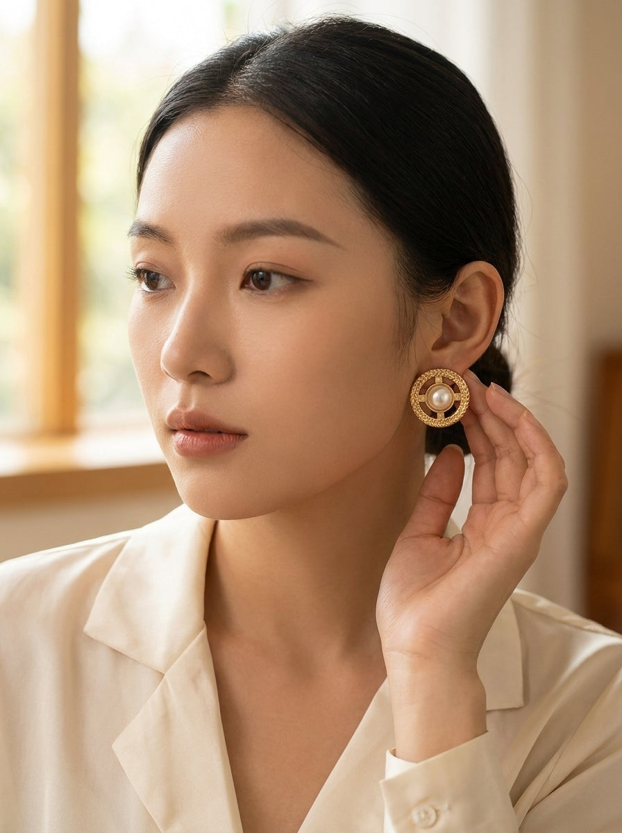       Crystal Huggie Earrings