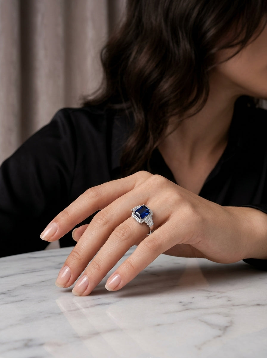 Sapphire Stone Ring