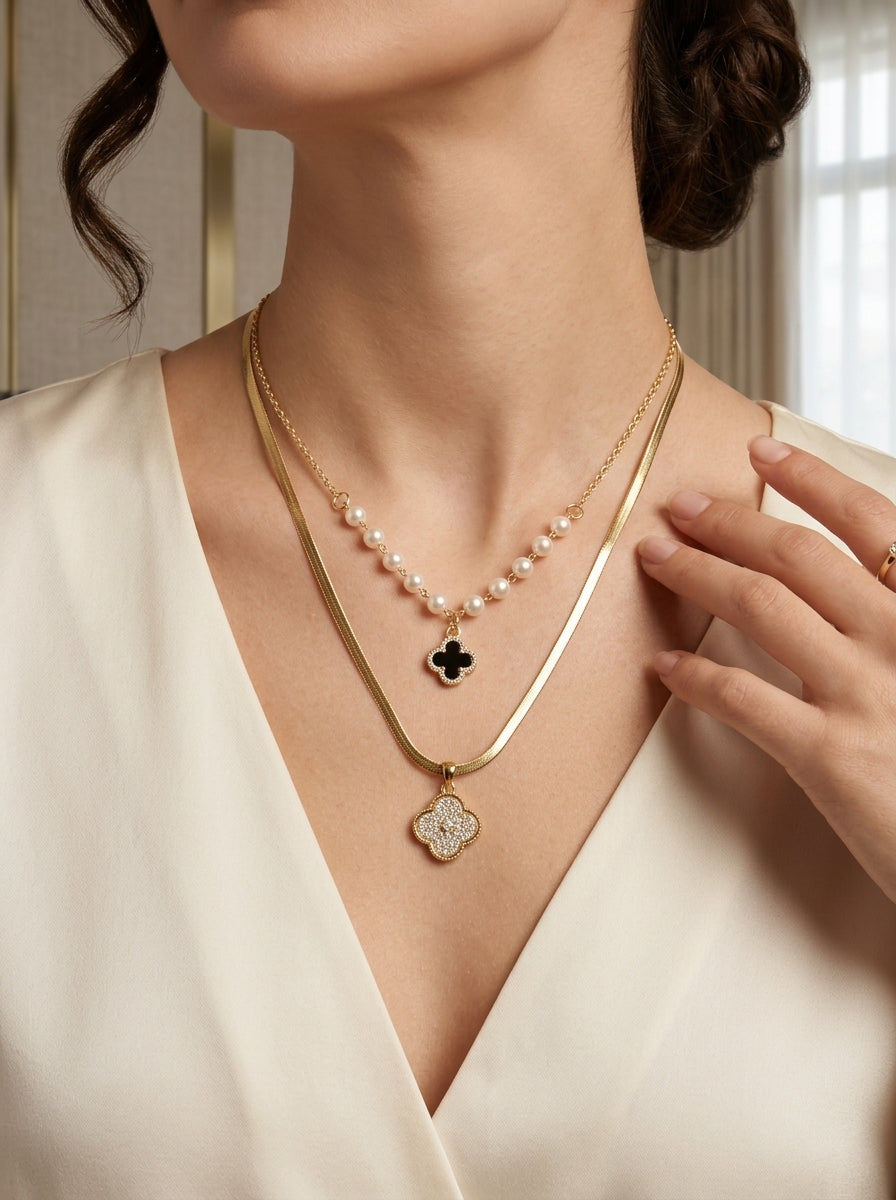 Pearl Grace Layered Pendant
