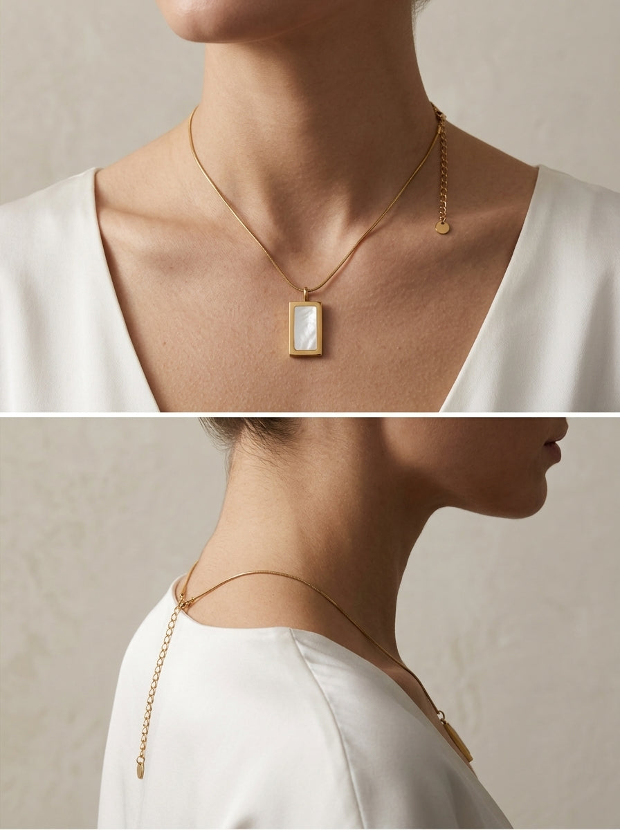 Stone Halo Pendant