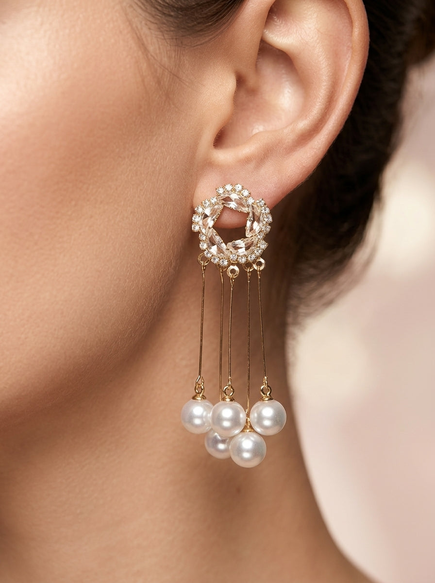       Pearl Drop Earrings